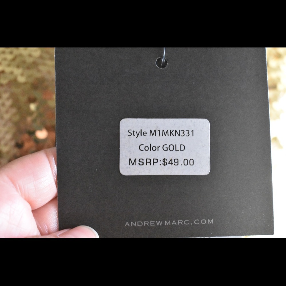 Marc New York Gold Sequin Top - Picture 10 of 11